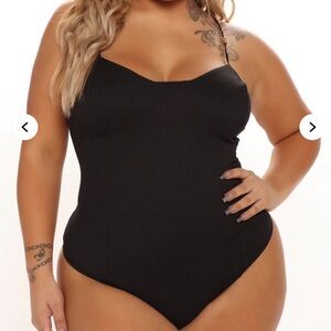 Chain Strap Extra Luxe Bodysuit Fashion Nova